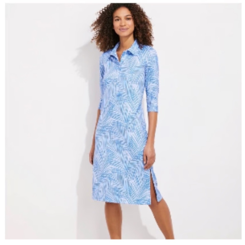 Vineyard Vines Sankaty Margo Midi Dress Performance Size Large
